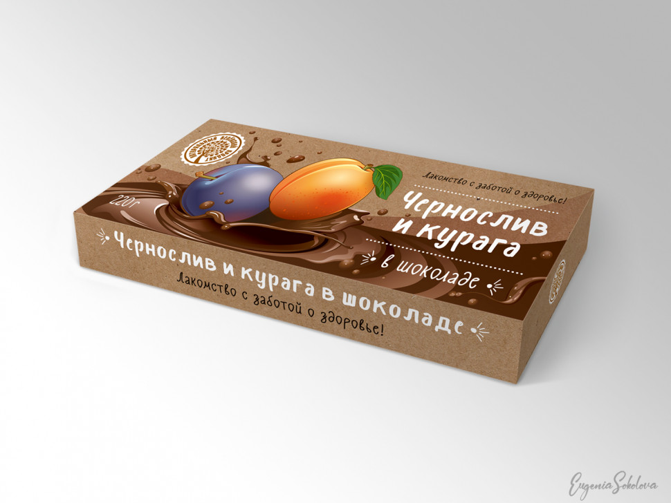  Чернослив и курага в шоколаде, 220г в Славянск-на-Кубани