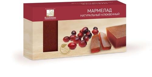  Мармелад пластовый 210г клюквенный в Славянск-на-Кубани
