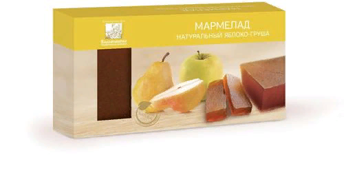  Мармелад пластовый 210г ЯБЛОКО-ГРУША в Славянск-на-Кубани