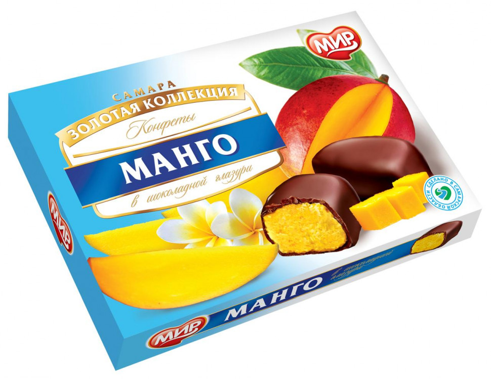  КФ МИР Манго-Кокос в шоколадной глазури 160г  в Славянск-на-Кубани