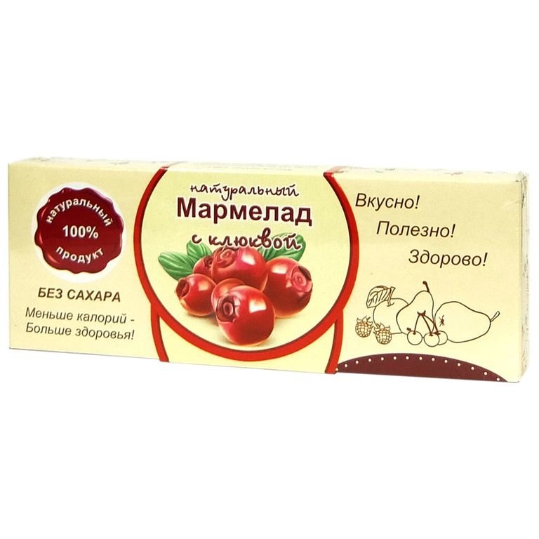  Мармелад натуральный "Клюква" 140г в Славянск-на-Кубани