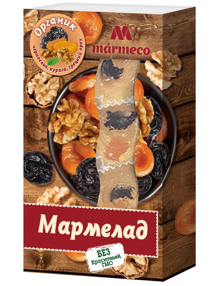  Мармелад "Органик"  Курага, Чернослив, грецкий орех, 180г  в Славянск-на-Кубани