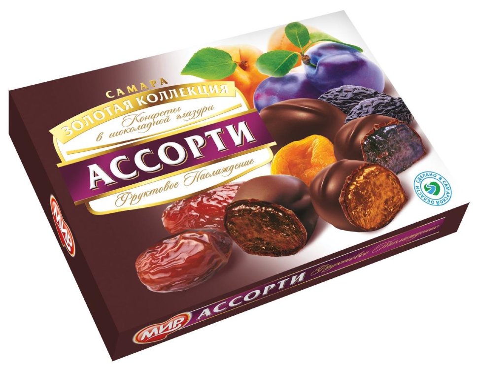  КФ МИР Фруктовое наслаждение (набор шоколадных конфет) 170г в Славянск-на-Кубани